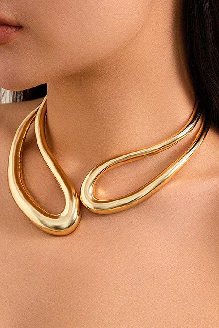 Asymmetrical Cropped Collar
