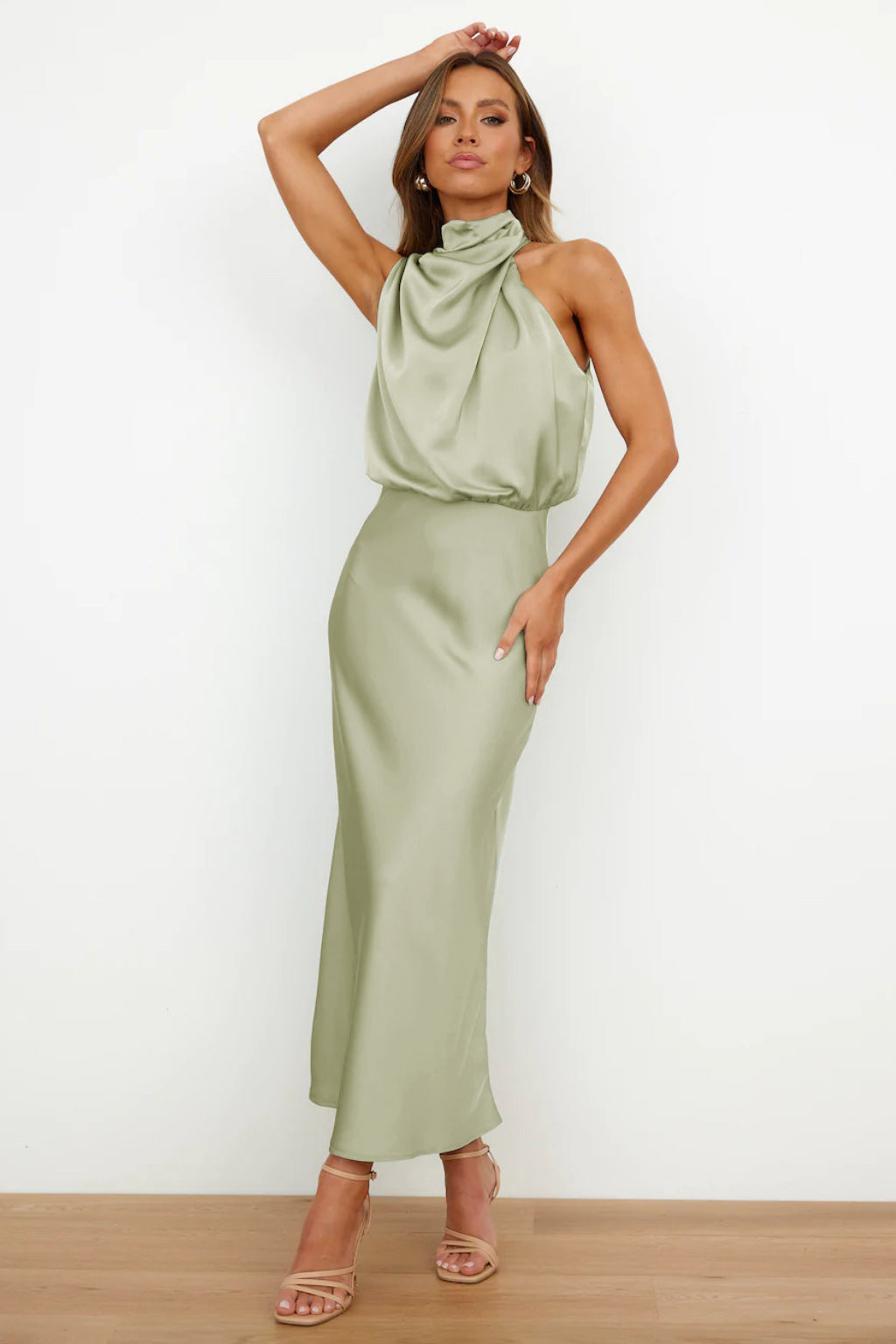 Vestido drapeado sahara - Raúl & Sara Madrid
