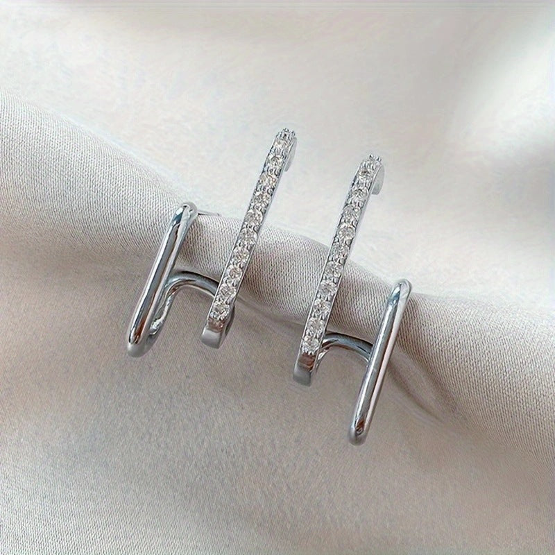 Pendientes Estefanía - Color Plateado
