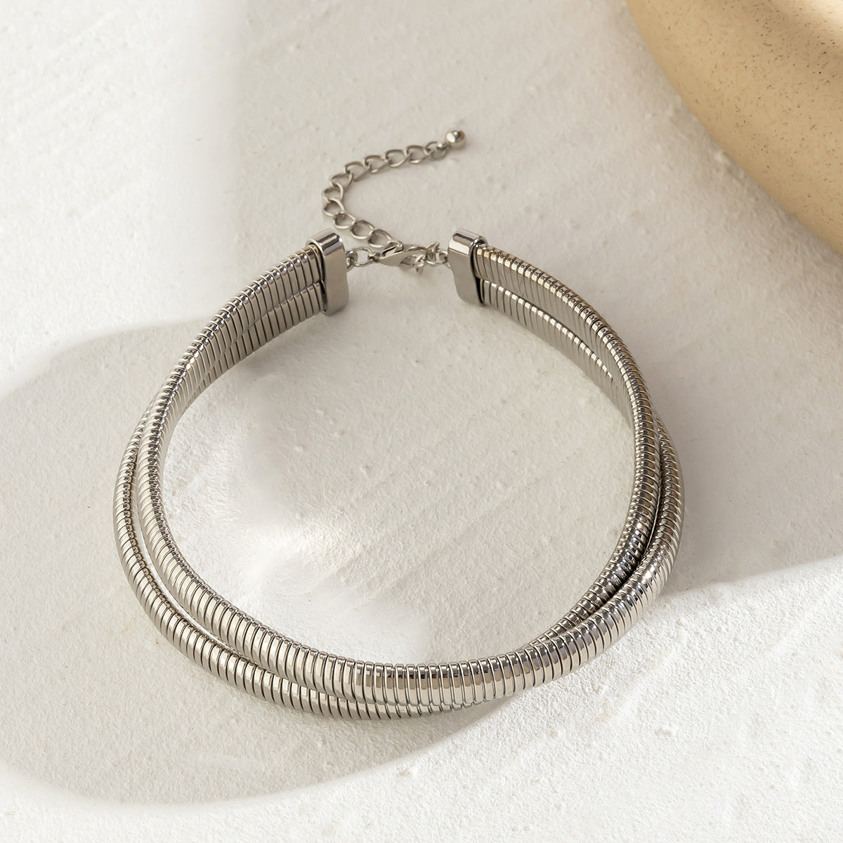 Plated Silver Musa Necklace
