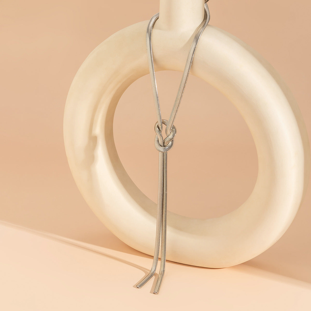 Plated Aura Necklace - Silver