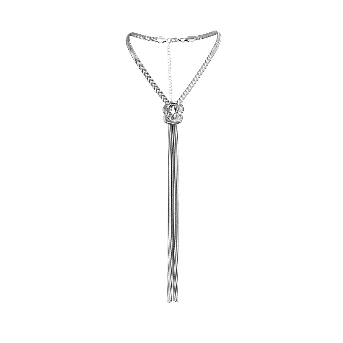 Plated Aura Necklace - Silver