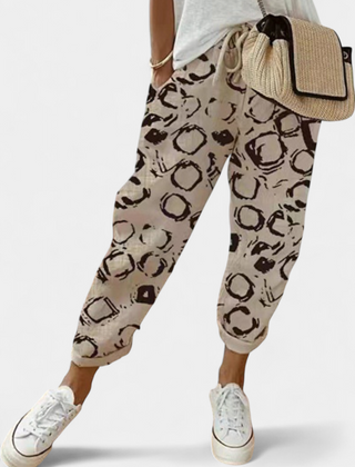 Pantalones de Lino de Corte Suelto y Diseño Clásico Mely - Raúl & Sara Madrid