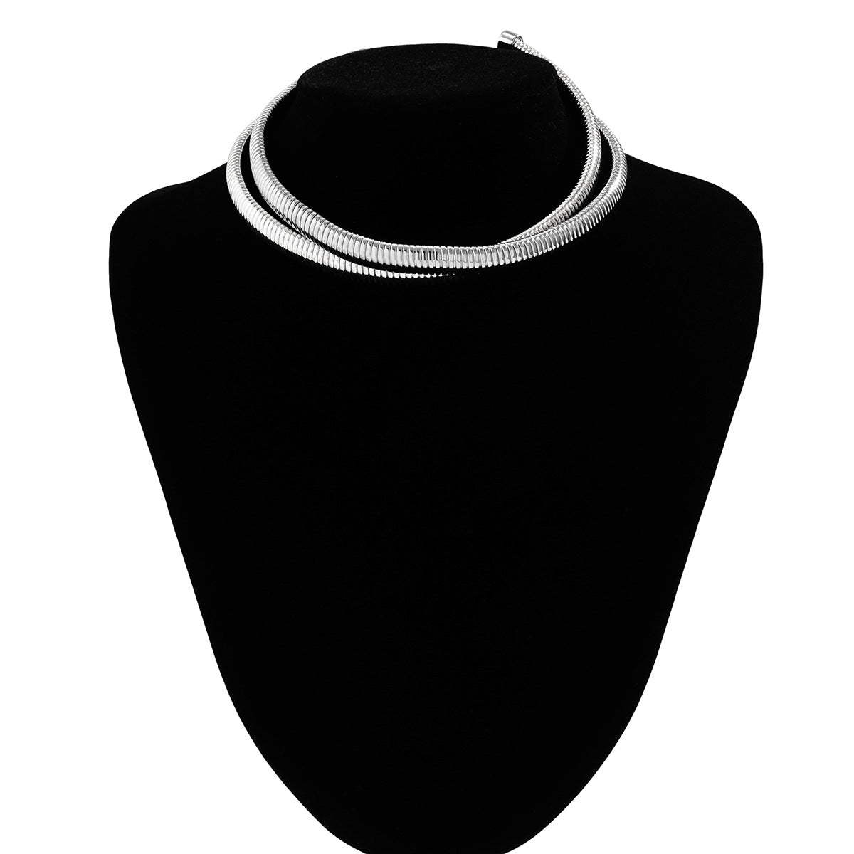 Plated Silver Musa Necklace