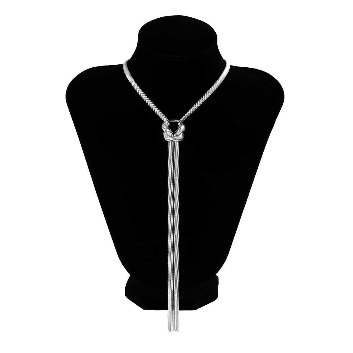 Plated Aura Necklace - Silver