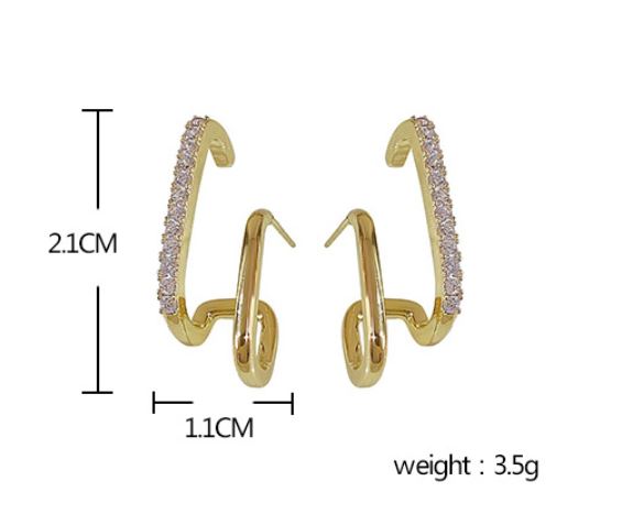 Pendientes Dorados Estefanía