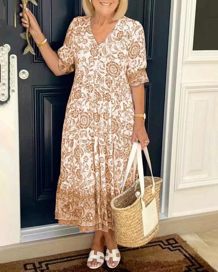 Carmela™ | Floral Elegante escote en V