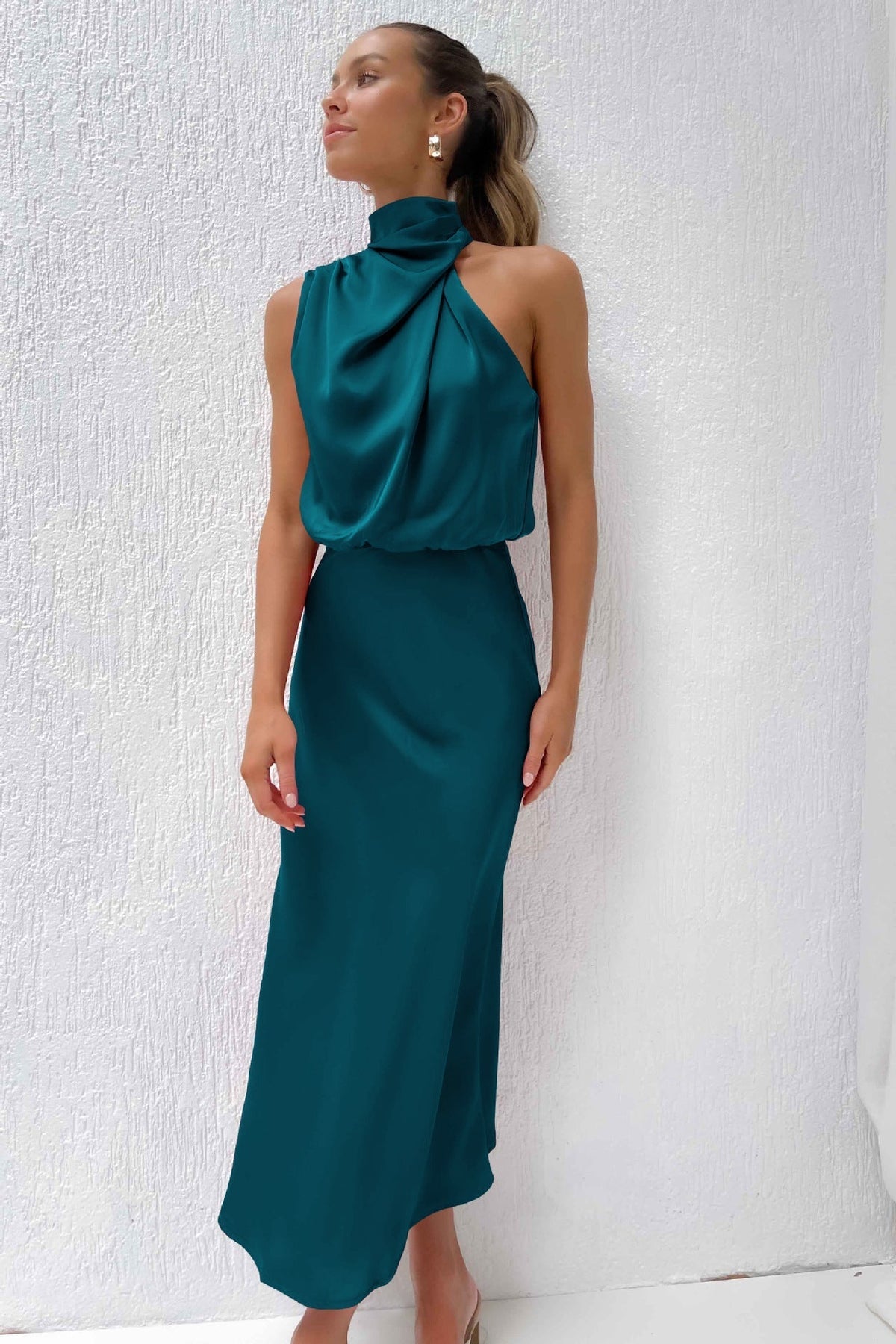 Vestido drapeado sahara - Raúl & Sara Madrid
