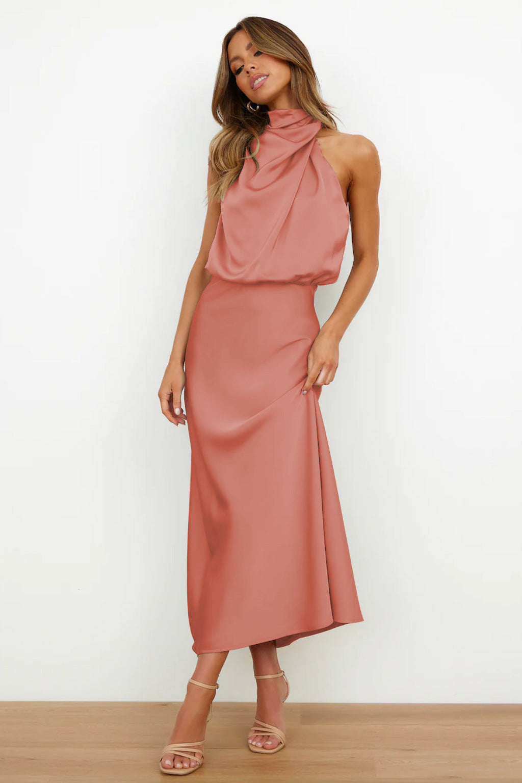 Vestido drapeado sahara - Raúl & Sara Madrid