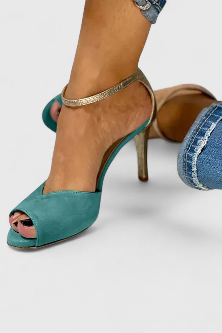 Amparo™ | Elegante Sandalia de Tacón Fino con Correa