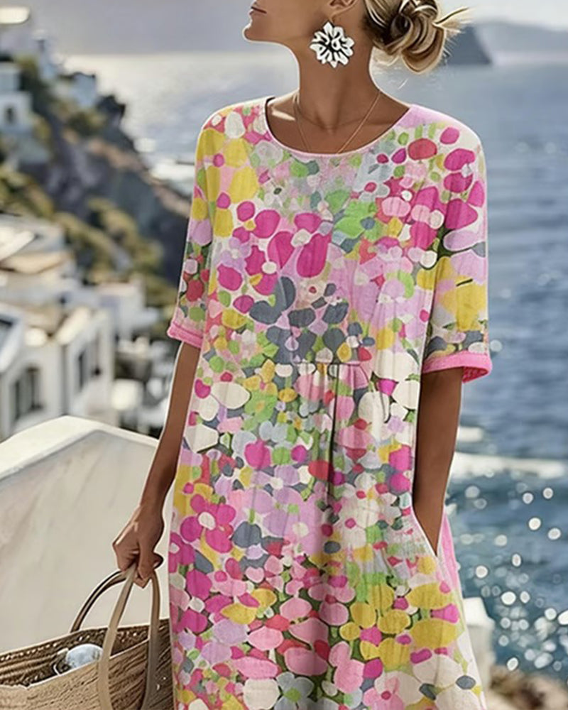 Vestido estampado holgado - Raúl & Sara Madrid