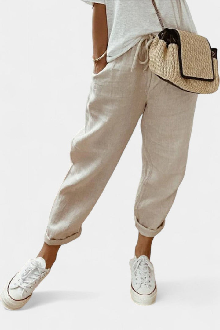 Alba Pantalones Rectos con Tecnología Transpirable