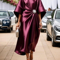 Vestido carmina de satén - Raúl & Sara Madrid