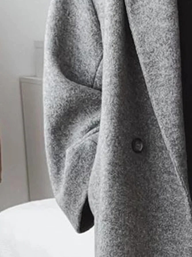 Celia · Abrigo largo de lana oversize