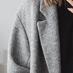 Celia · Abrigo largo de lana oversize