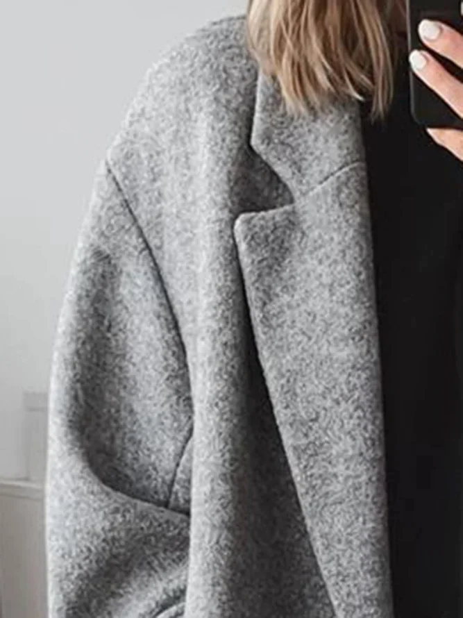 Celia · Abrigo largo de lana oversize