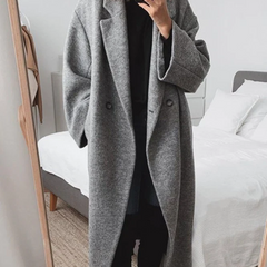Celia · Abrigo largo de lana oversize