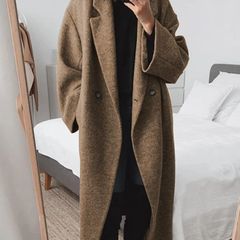 Celia · Abrigo largo de lana oversize