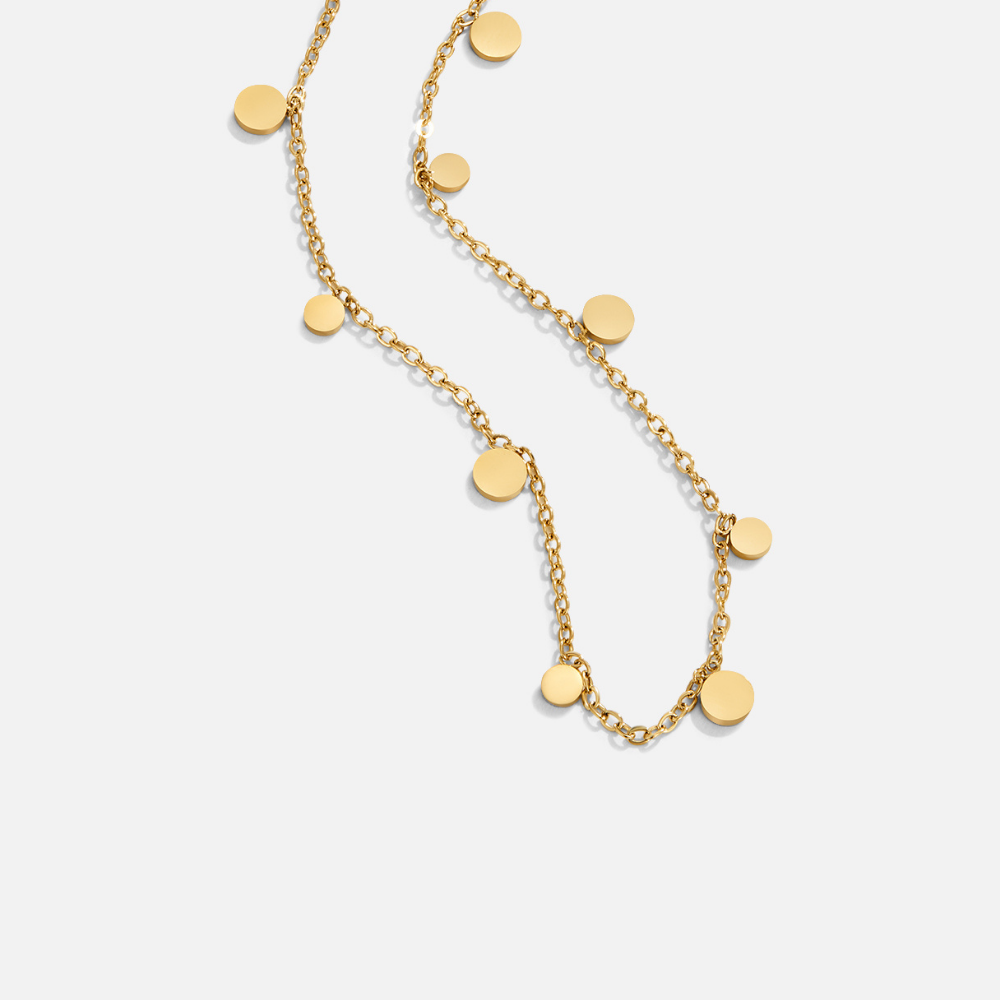 Petra – Collana dorata con piccoli cristalli