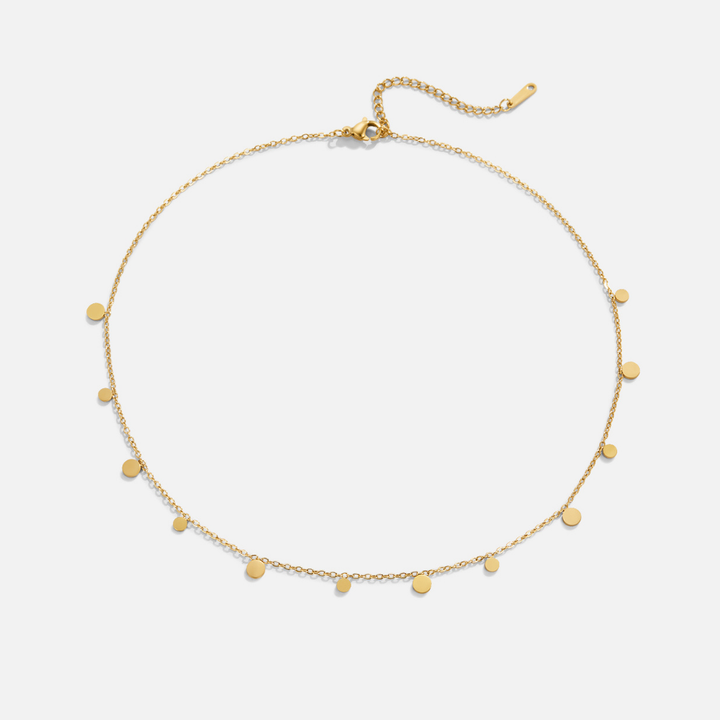Elisa – Collana dorata con design intricatamente filigranato