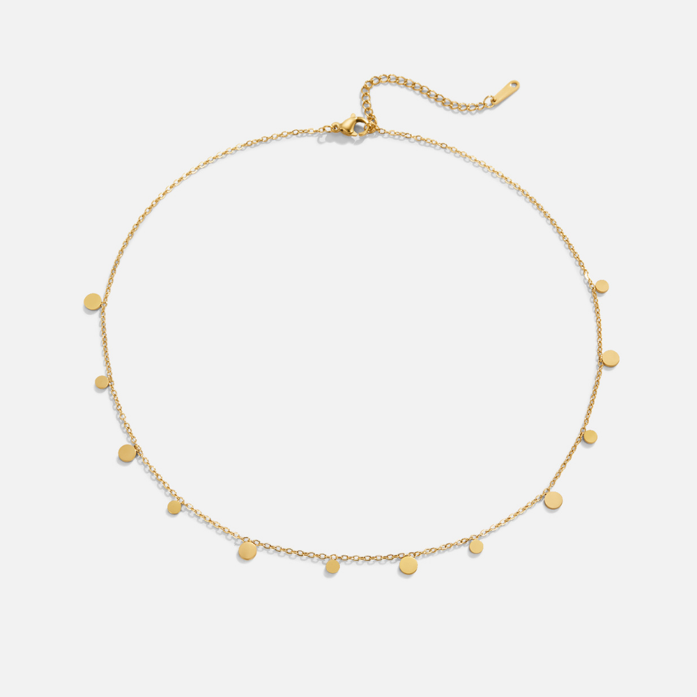 Elisa – Collar de oro con diseño de filigrana.