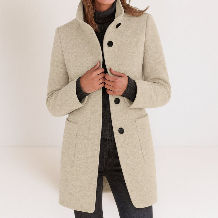 Stella | Chaqueta de mujer con cuello alto elegante