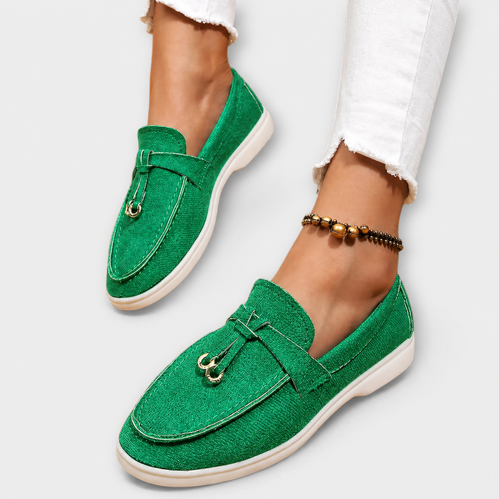 Genoveva™ | Elegantly Buckled Moccasins