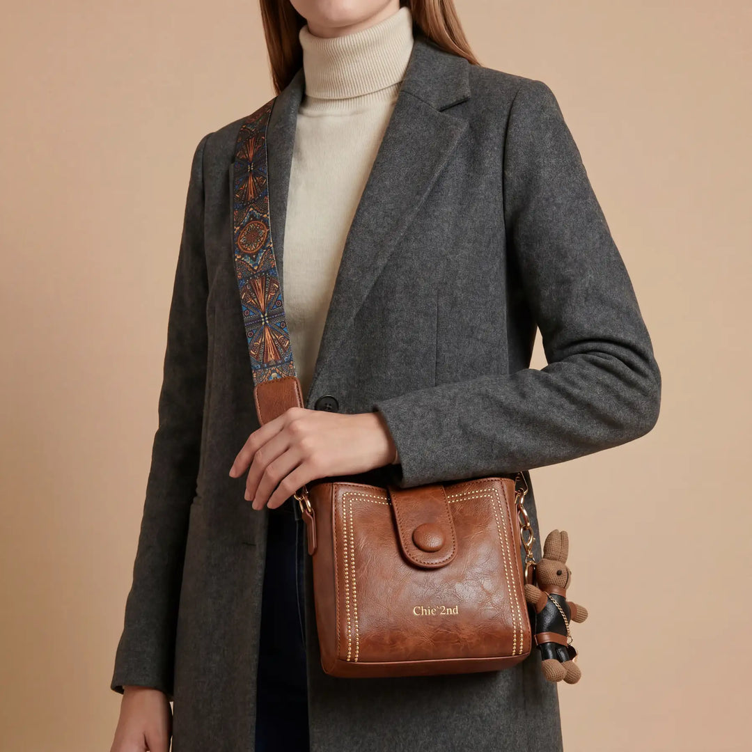 Bolso tipo Satchel + Muñeco Arion de regalo