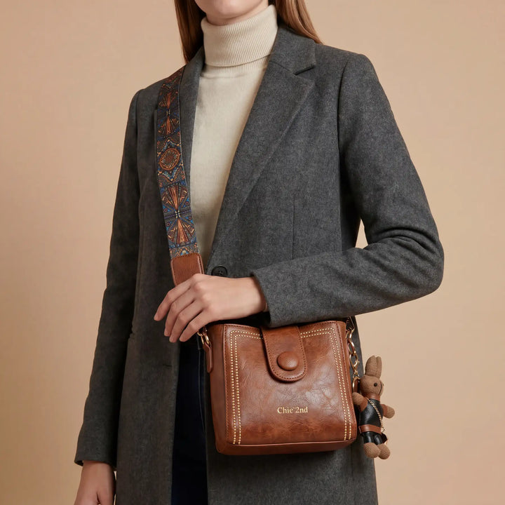 Bolso tipo Satchel + Muñeco Arion de regalo