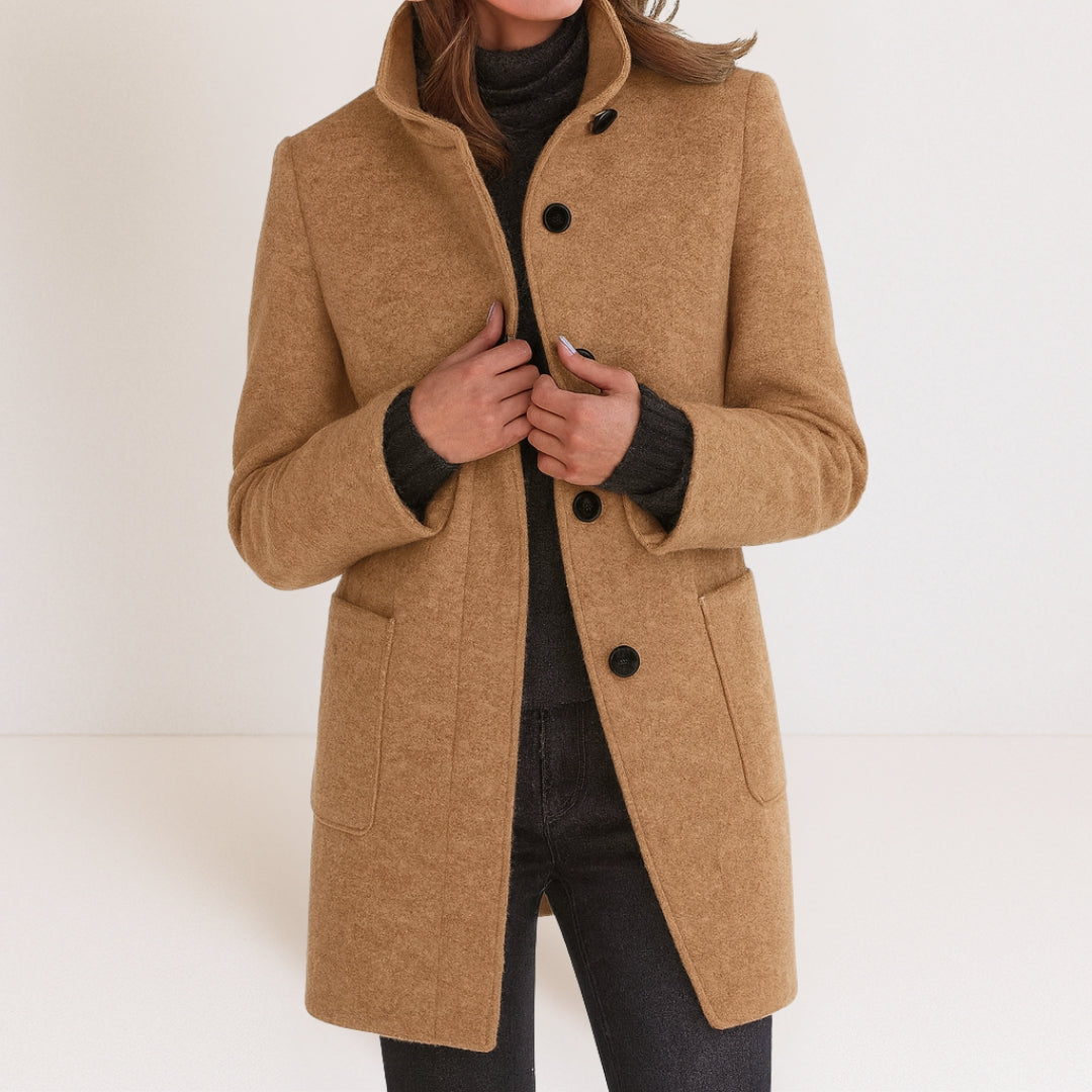Stella | Chaqueta de mujer con cuello alto elegante