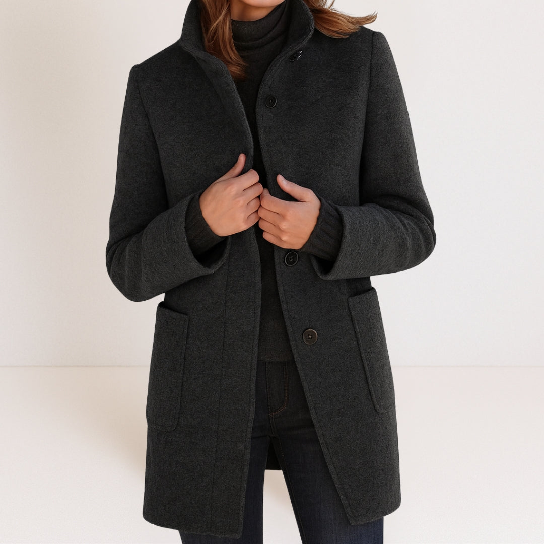 Stella | Chaqueta de mujer con cuello alto elegante