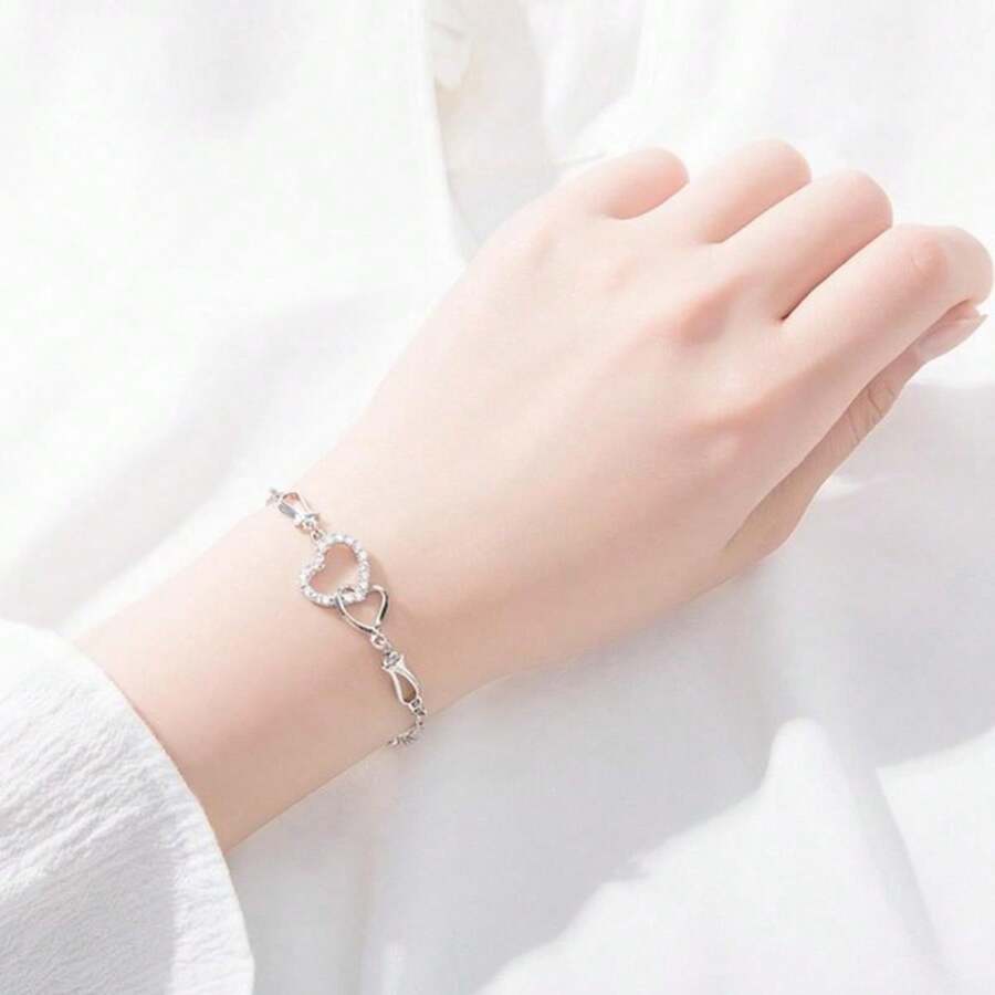 Pulsera Plateada Love Forever