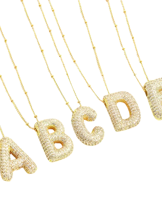 Collar con colgantes de letras - Raúl & Sara Madrid