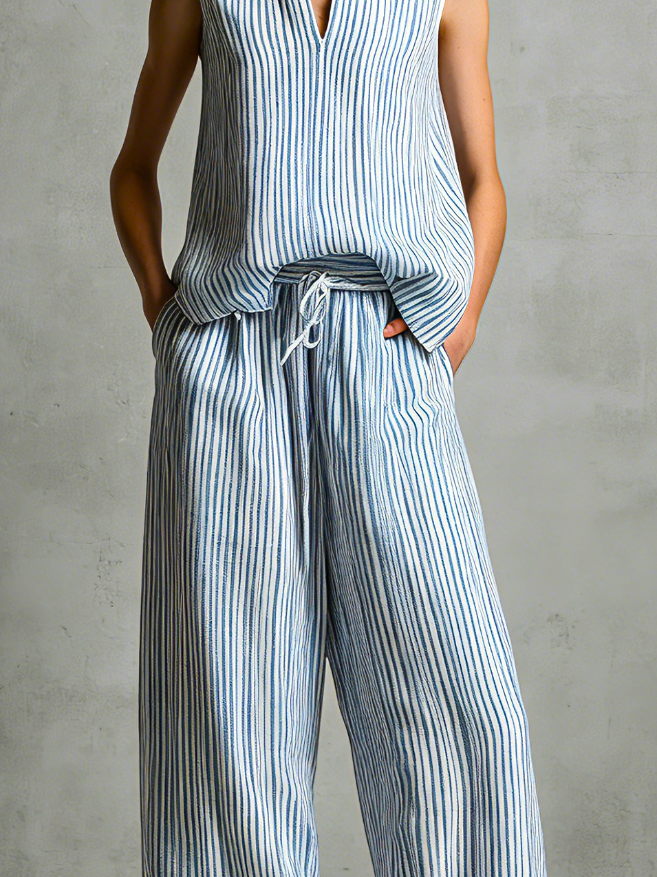 Olalla™ | Striped Palazzo Set