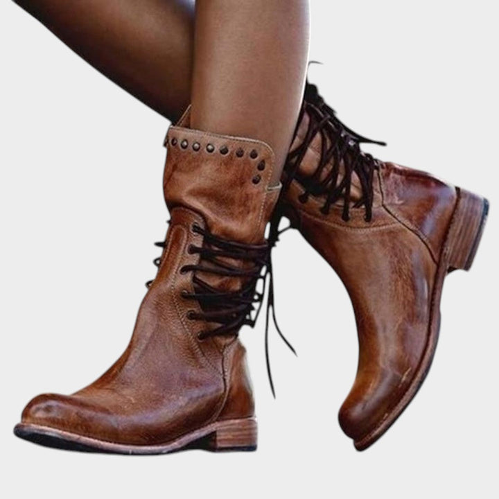 Caithlyn™ | Botas Retro con Cordones