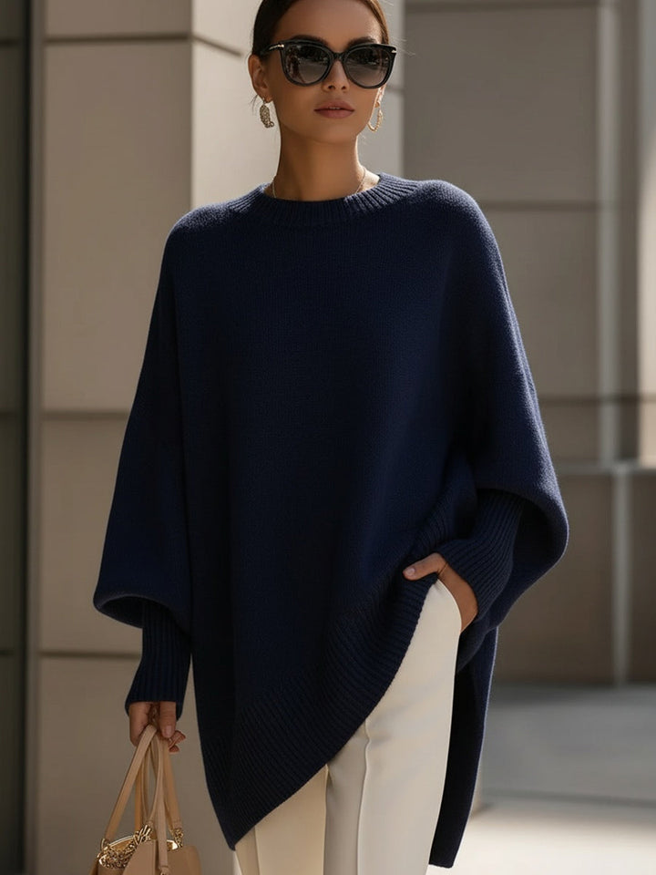 Annette | Extra-Large Jersey Poncho