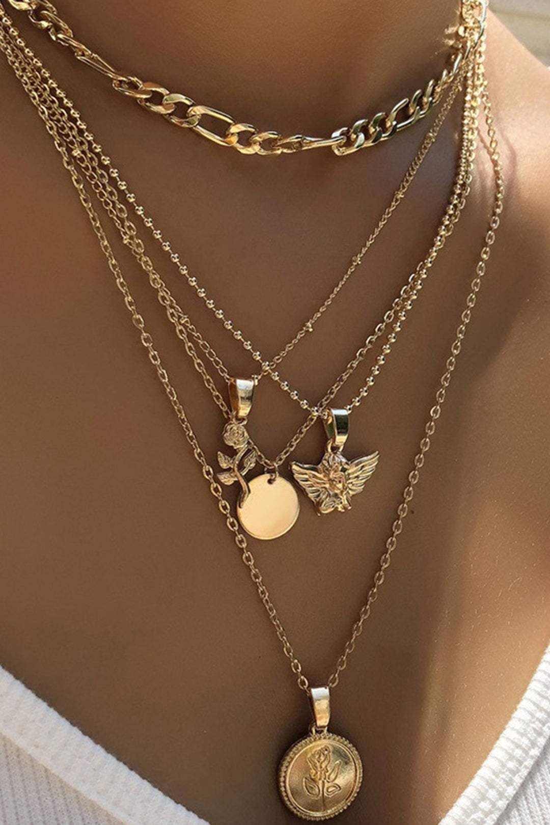 Collar de Rosa y Ángel - Raúl & Sara Madrid