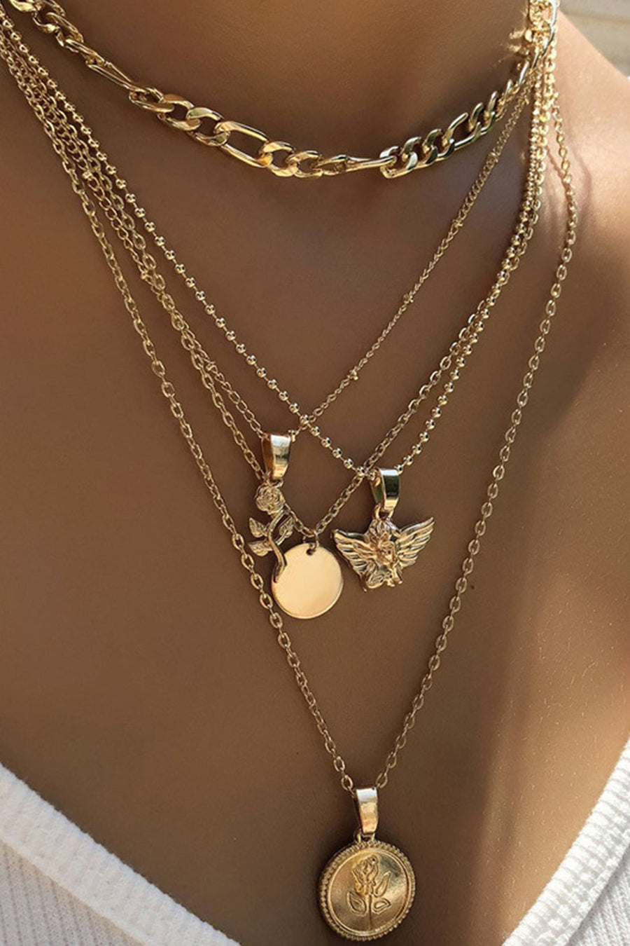 Collar de Rosa y Ángel - Raúl & Sara Madrid