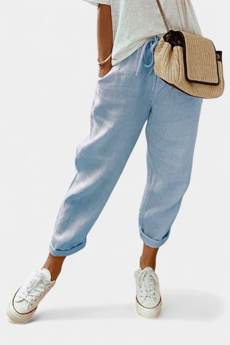 Alba Pantalones Rectos con Tecnología Transpirable