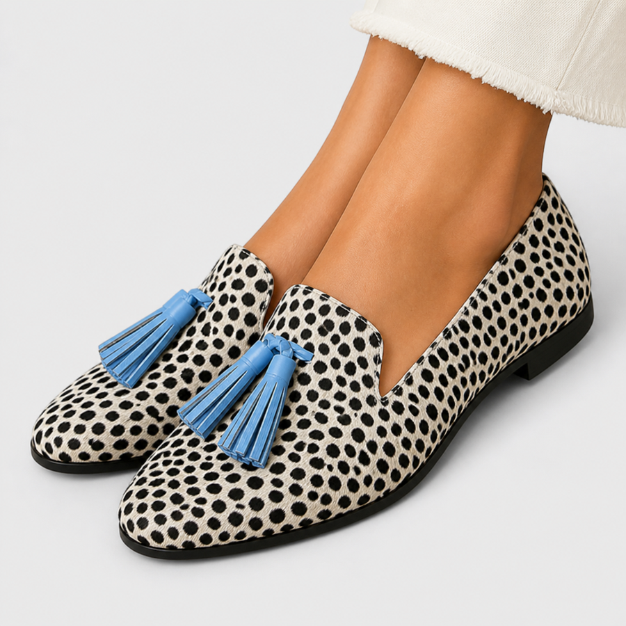 Nieves · Mocasines con Borlas y Diseño de Lunares - Raúl & Sara Madrid