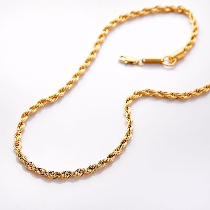 Helena – Collar dorado con diseño de puntos