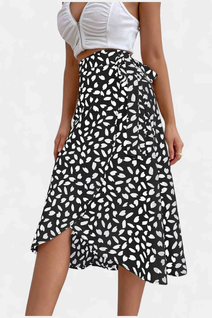 Falda Boho Envolvente Camila con Diseño Asimétrico - Raúl & Sara Madrid
