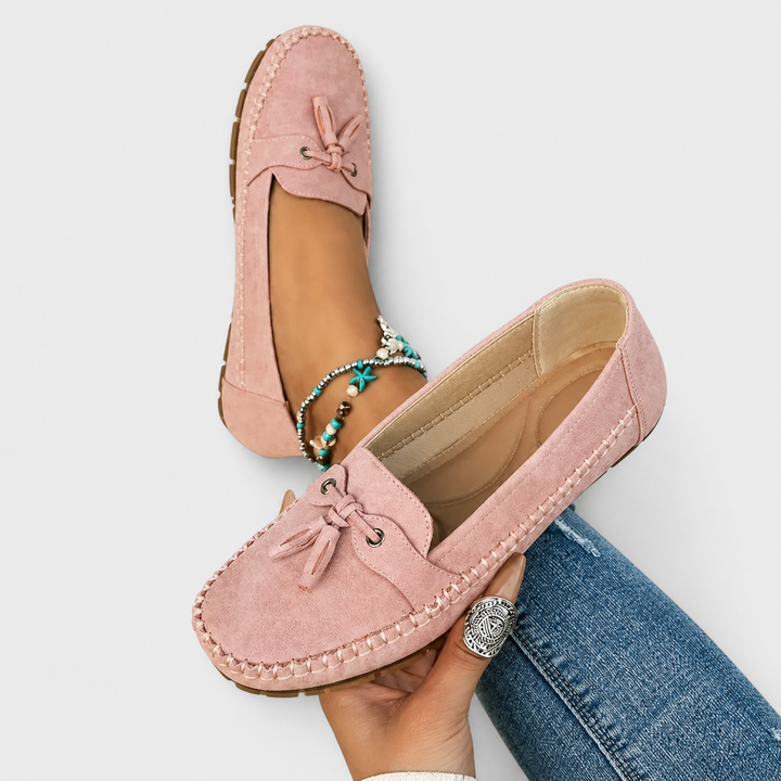 Pura™ | Mocasín Ortopédico con Detalle de Lazo