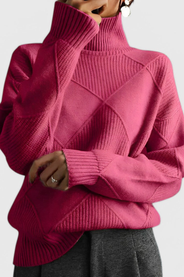 Jasmine | Jersey de Cachemira Cuello Alto