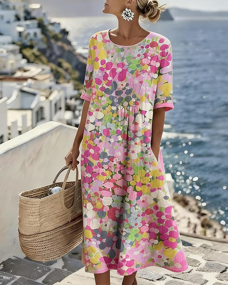 Vestido estampado holgado - Raúl & Sara Madrid