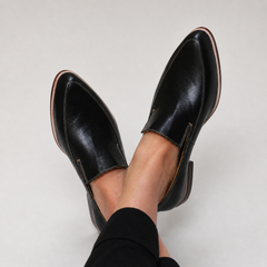 Saturnina · Mocasín clásico en negro - Raúl & Sara Madrid