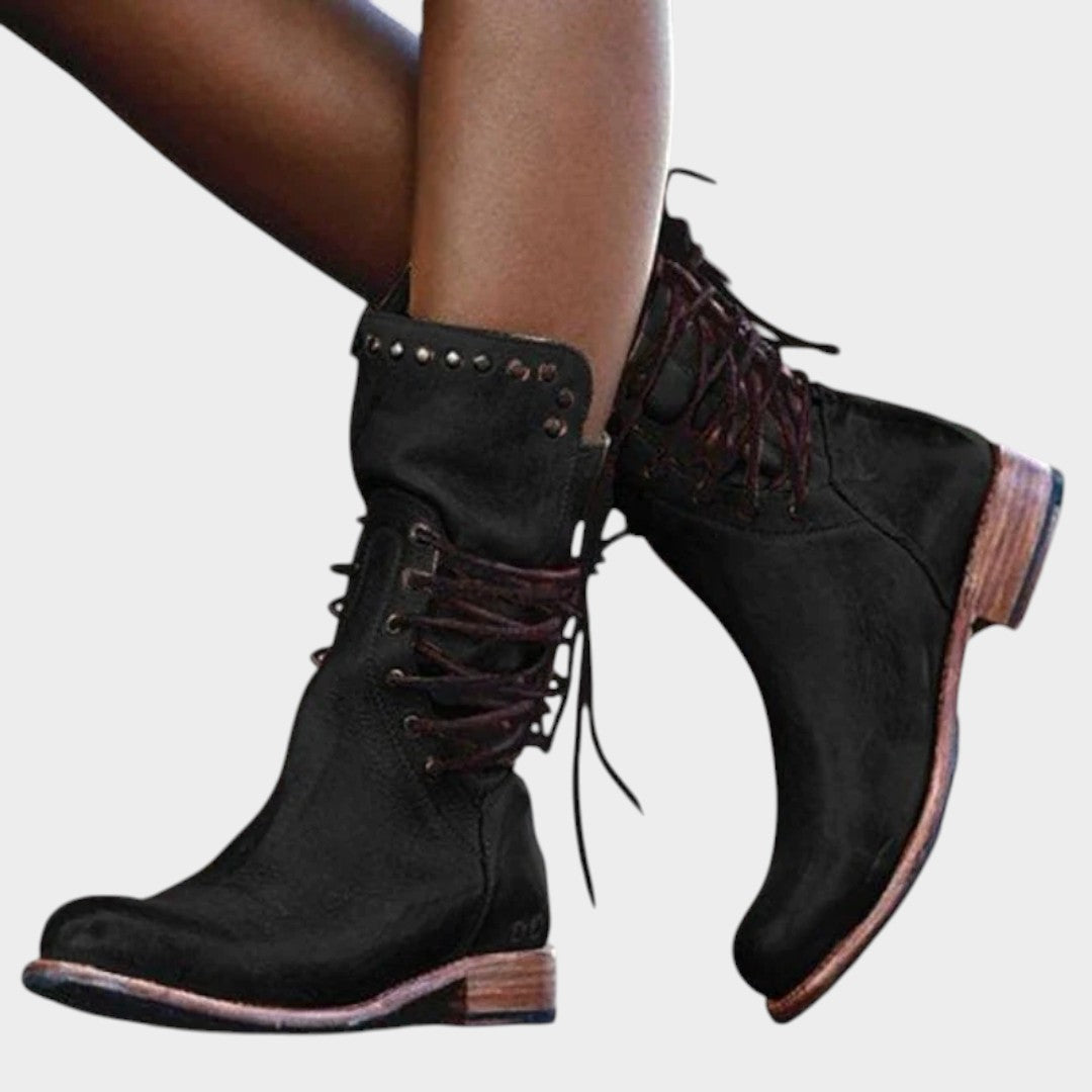 Caithlyn™ | Botas Retro con Cordones
