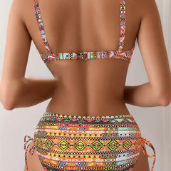 Conjunto de bikini con estampado étnico sexy - Raúl & Sara Madrid