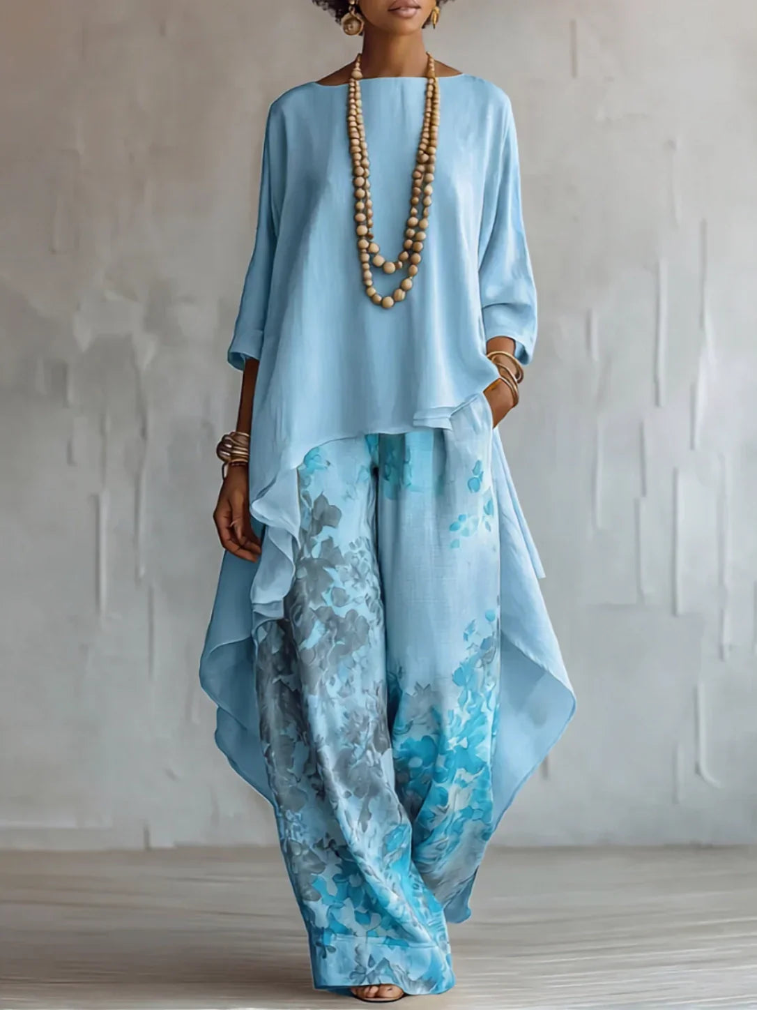 Ludovina · Conjunto floral asimétrico - Raúl & Sara Madrid