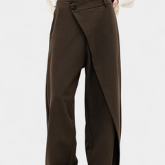 Oaklyn Pantalones Rectos con Drapado Contemporáneo - Raúl & Sara Madrid